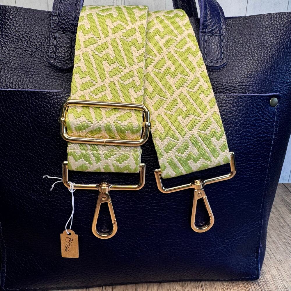 Crossbody Purse Strap FAST SHIP Lime Green Bag Strap Crossbody Guitar Strap
